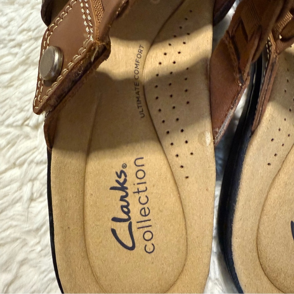 Clarks Women's Laurieann Hope Brown Sandals - Picture 5 of 6